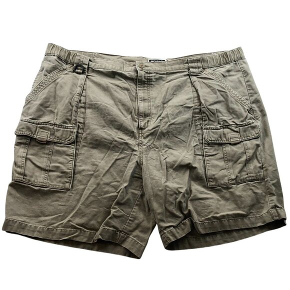 Columbia Mens Cargo Shorts Size 4XT Cotton Outdoor Casual Tan Classic Athleisure - Picture 1 of 13